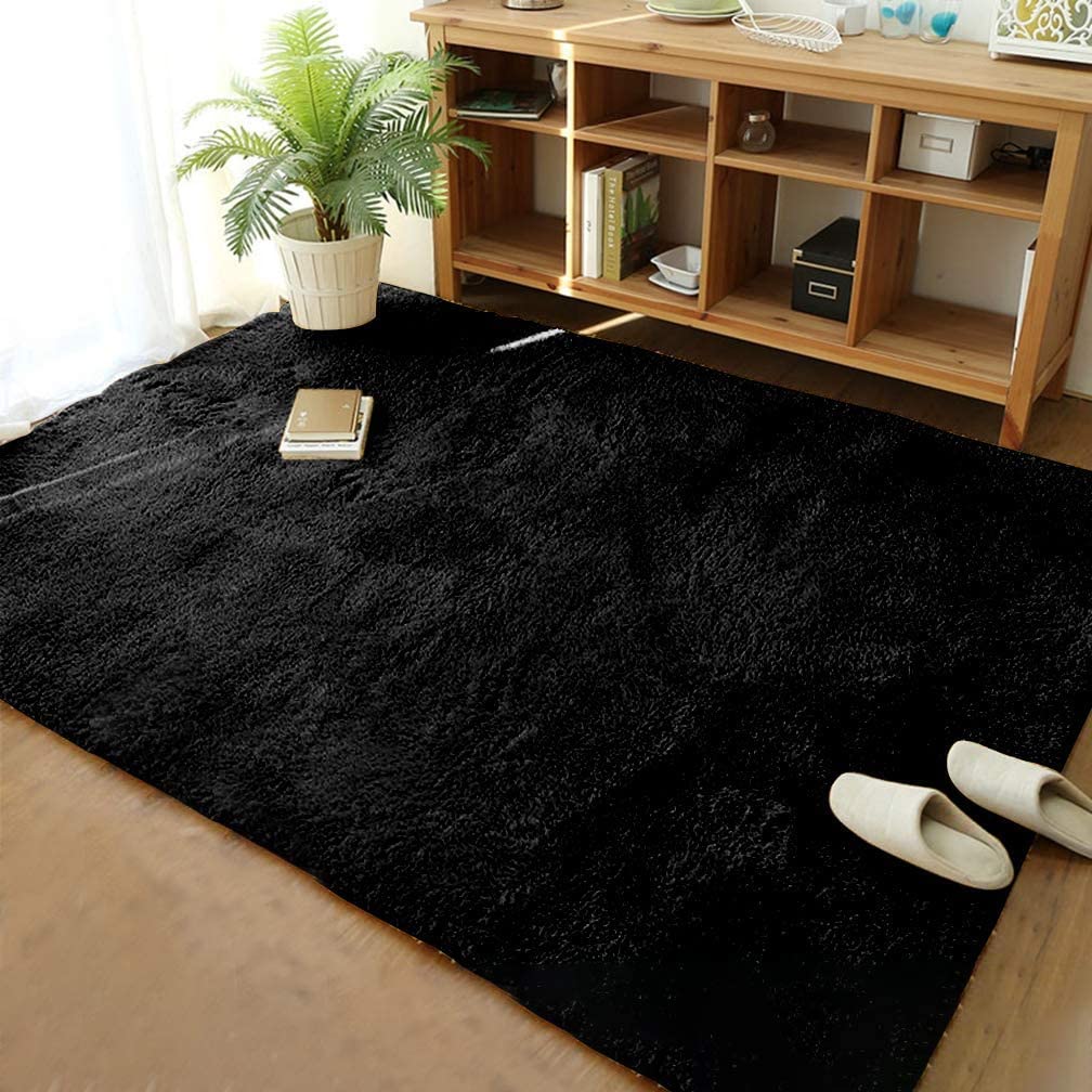 Soft Modern Indoor Shaggy Area Rug