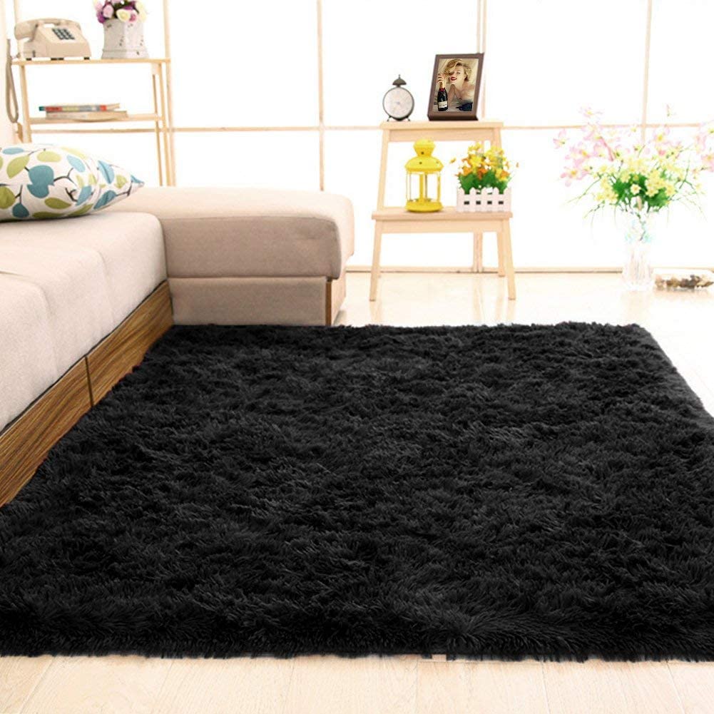 Soft Modern Indoor Shaggy Area Rug